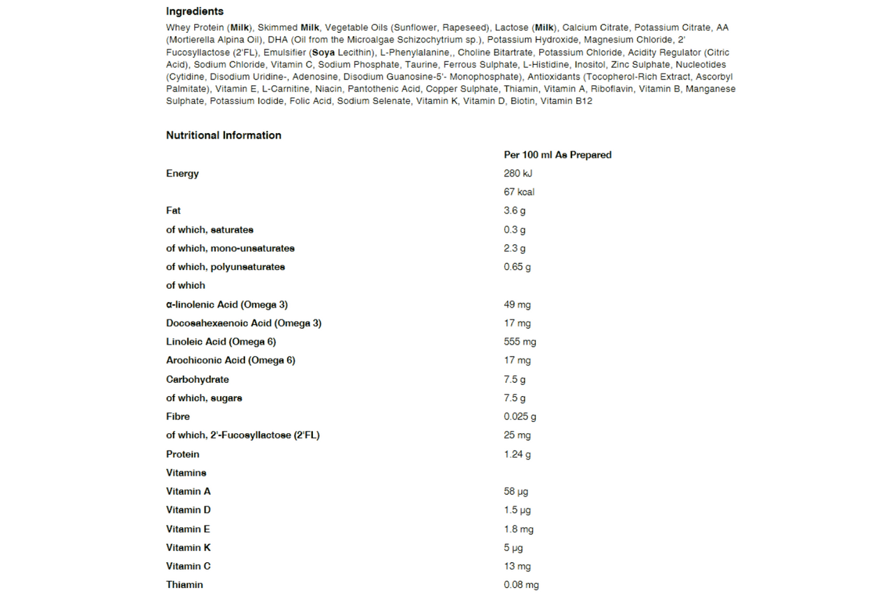 SMA PRO First Infant Baby Milk Powder Formula From Birth 400g